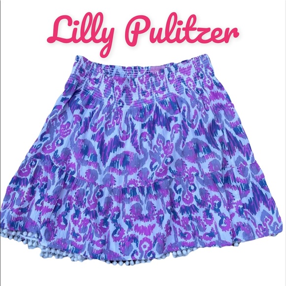 Lilly Pulitzer Dresses & Skirts - Lilly Pulitzer Evelyn Beach Bathers Skirt Size S